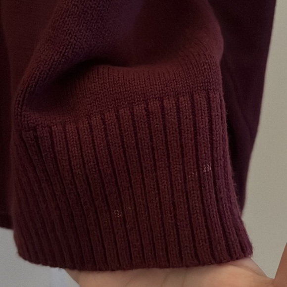 Eddie Bauer V Neck Cowl Neck Sweater - Picture 3 of 7